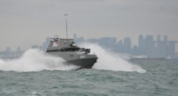 Singapore's maritime security unmanned surface vessel